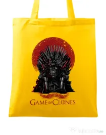 Sacosa din panza Game of Clones Galben