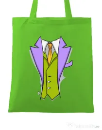 Sacosa din panza Gentleman suit Verde mar