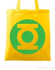 Sacosa din panza Green lantern Galben