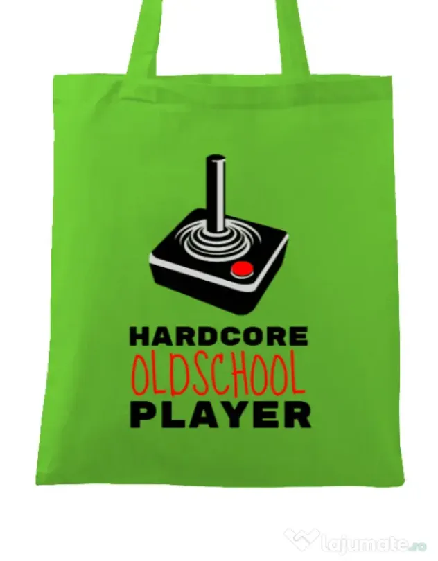 Sacosa din panza Hardcore player Verde mar