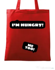 Sacosa din panza Hungry Mommy Rosu
