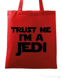 Sacosa din panza I am a jedi Rosu