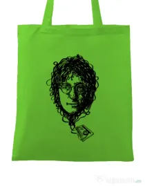 Sacosa din panza Imagine Cassette Verde mar