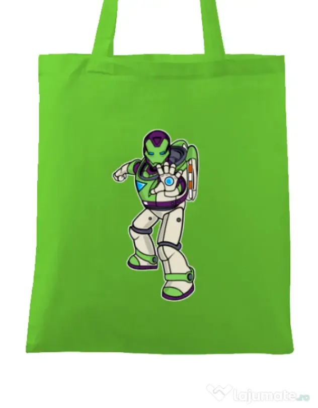 Sacosa din panza Iron Buzz Verde mar