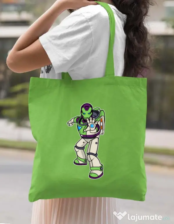 Sacosa din panza Iron Buzz Verde mar