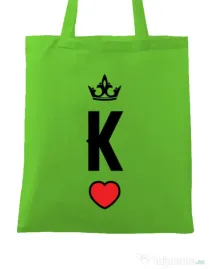 Sacosa din panza King Verde mar