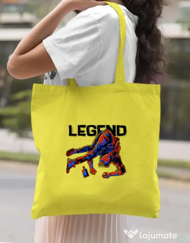 Sacosa din panza LEGEND Galben