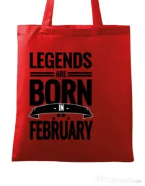 Sacosa din panza Legends Rosu