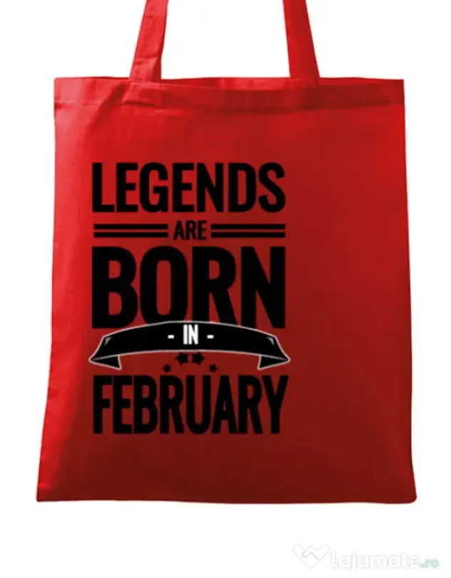 Sacosa din panza Legends Rosu