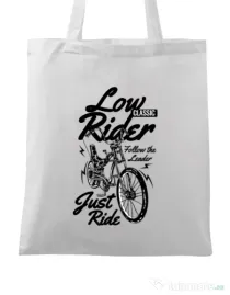 Sacosa din panza Lowrider Alb