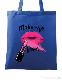 Sacosa din panza Make up lover Albastru regal