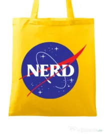 Sacosa din panza Nerd Galben