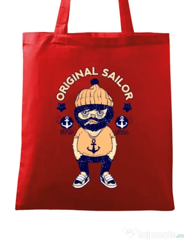 Sacosa din panza Original sailor Rosu