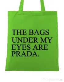 Sacosa din panza Prada bags Verde mar