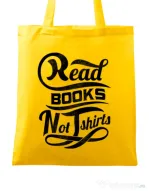 Sacosa din panza Read books Galben