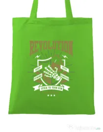 Sacosa din panza Revolution Verde mar