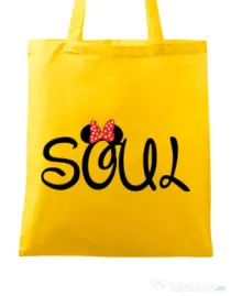 Sacosa din panza Soul Galben