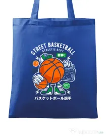 Sacosa din panza Street Basketball Albastru regal