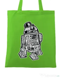 Sacosa din panza Street R2D2 Verde mar