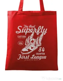 Sacosa din panza Superfly Rosu