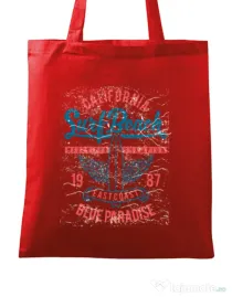 Sacosa din panza Surf Beach Rosu