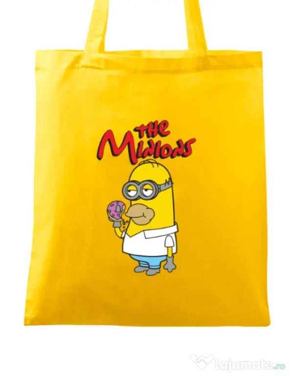 Sacosa din panza The Minions Galben