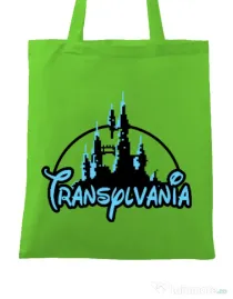 Sacosa din panza Transylvania Verde mar