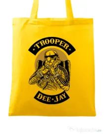 Sacosa din panza Trooper Dee Jay Galben