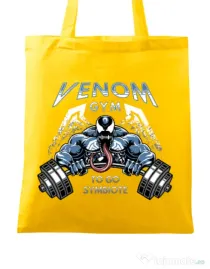 Sacosa din panza Venom gym Galben
