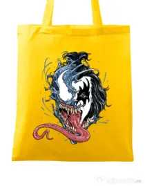 Sacosa din panza Venom kiss Galben