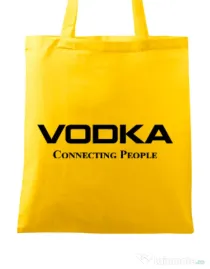 Sacosa din panza Vodka Galben