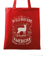 Sacosa din panza Wild Nature Rosu