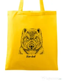 Sacosa din panza Wombat Galben