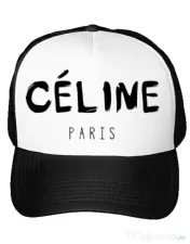 Sapca personalizata Celine paris Alb