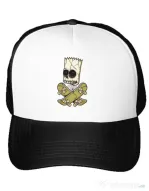 Sapca personalizata Death of Skateboarder Alb