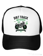 Sapca personalizata Dirt Track Alb