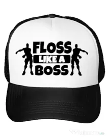 Sapca personalizata Floss like a boss Alb