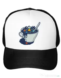 Sapca personalizata Galaxy mug Alb