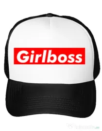 Sapca personalizata Girlboss Alb
