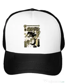 Sapca personalizata Godzilla Alb