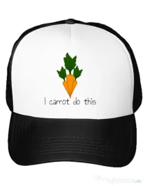 Sapca personalizata I carrot do this Alb