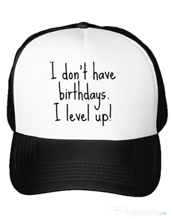 Sapca personalizata I level up Alb