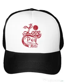 Sapca personalizata Love Alb
