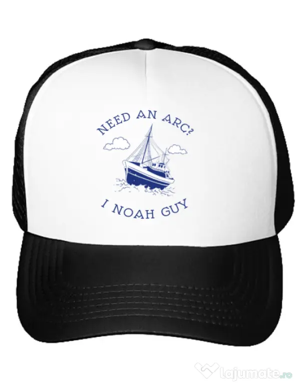 Sapca personalizata Need an arc? Alb