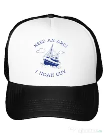 Sapca personalizata Need an arc? Alb