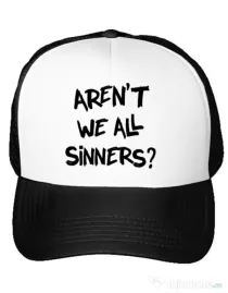 Sapca personalizata Sinners Alb