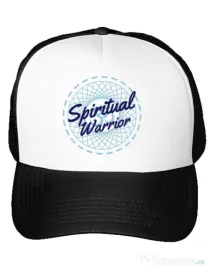 Sapca personalizata Spiritual warrior Alb