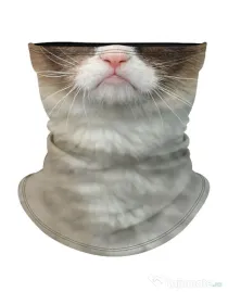 Masca tip cagula moto Grumpy cat