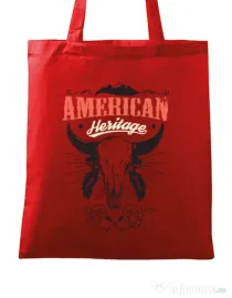 Sacosa din panza American heritage Rosu