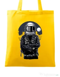 Sacosa din panza Astronaut rebel Galben